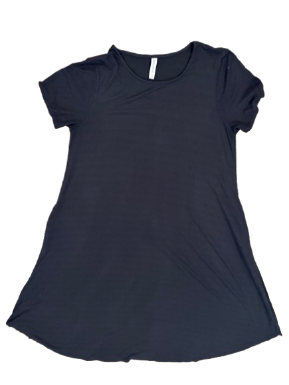 Zenana Outfitters Women’s Long Classic Black Short-Sleeve Dress Size 1X